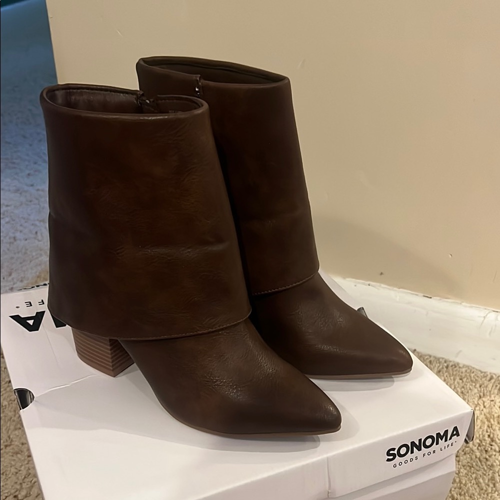 Sonoma Women's Dark Brown Ankle Booties